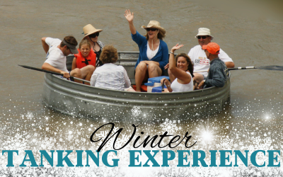 Winter Tanking Experience with Glidden Canoe Rental